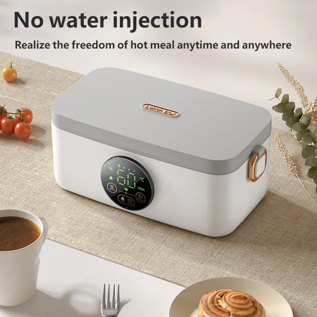 Electric Thermal Insulated Lunch Box No Water Needed Fast Heating Insulated Lunch Box For Hot Meals