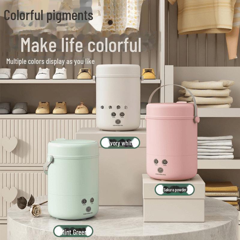 Compact Automatic Washing Machine for Socks & Underwear | Sterilizing, Convenient, Mini Care for Dorms