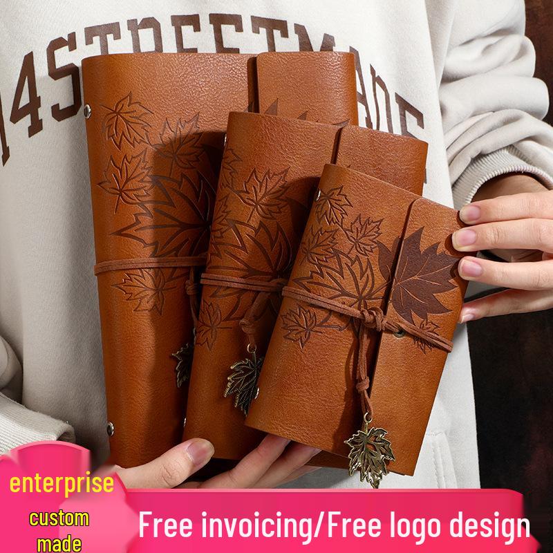 A6/A5 Businessplaner & Studentenordner Notizbuch, A7 Reisetagebuch mit individuellem Logo