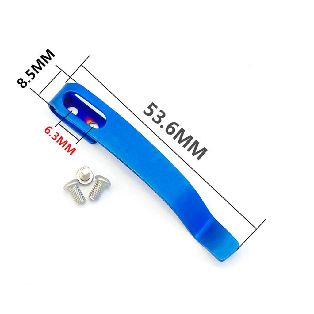 Rustproof 420 Grade Metal Pockets Clip Cutter Clip Accessories For Secure Cutter Mounting And Convenient Everyday Carry