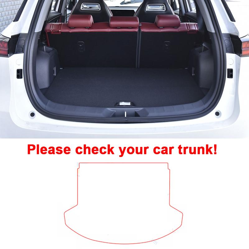 Leather Car Trunk Mat For Changan CS75 Plus 2019~2024 Cargo Boot Mats Storage Cushion Carpet Pad Auto Interior Auto Accessories