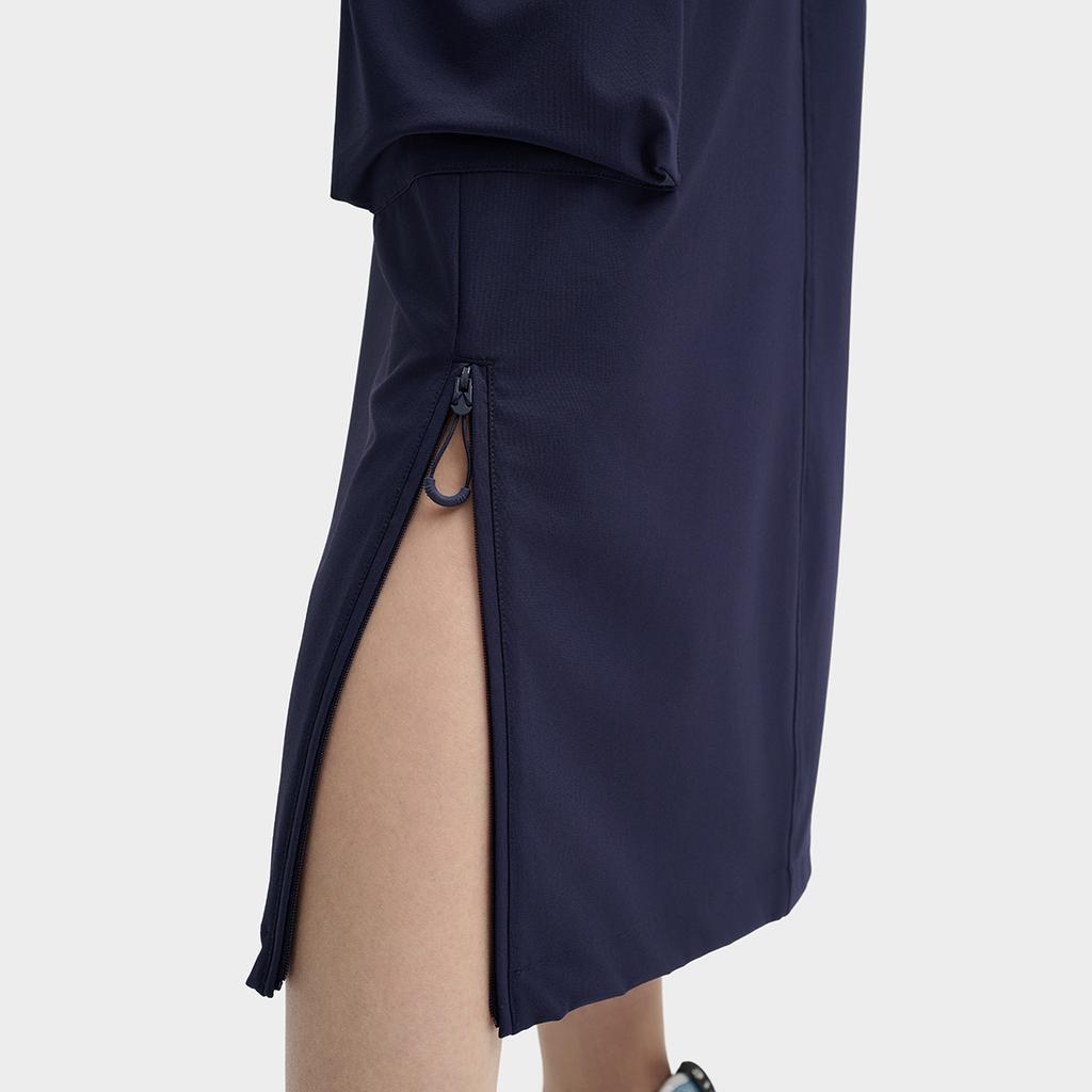 New FILA Casual Short Skirts Women's Secret Mirror Blue F11W439307FDB