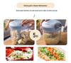 Multifunctional Manual Vegetable Cutter & Garlic Mincer