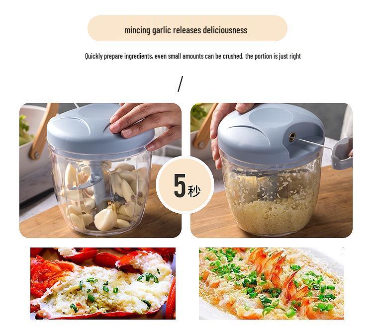 Multifunctional Manual Vegetable Cutter & Garlic Mincer