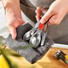 8Pcs Stainless Steel Metal Magnetic Measuring Spoons Set Tablespoon Measuring Spoons Kitchen Gadgets for Baking Cooking