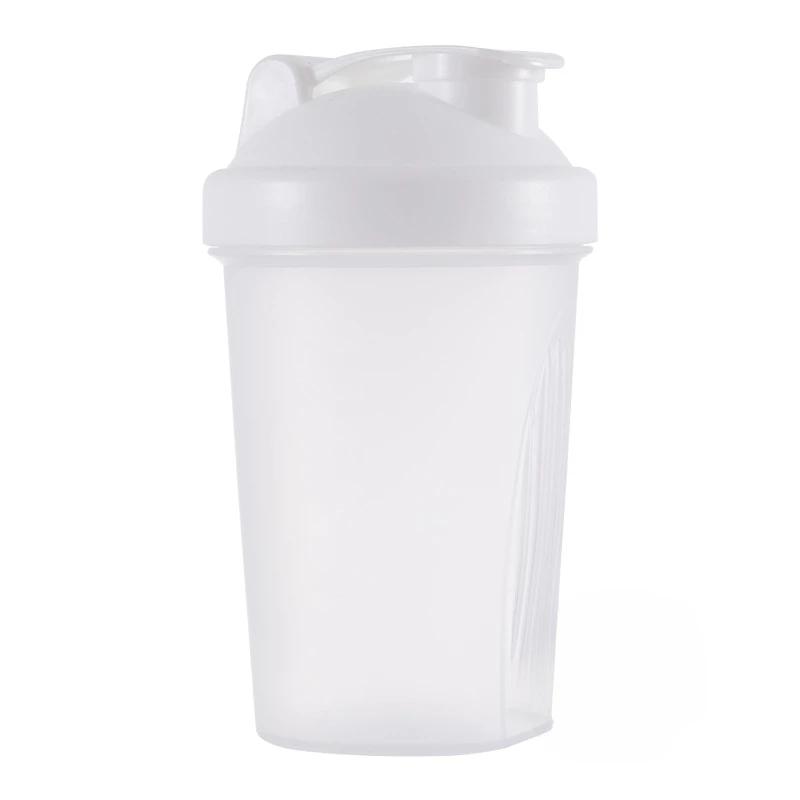 400ml Přenosný Plastový Kelímek na Nápoje Šejkrové Lahve Sportovní Kelímky na Vodu Láhev na Míchání Syrovátkového Proteinového Prášku Fitness Gym Šejkr Venkovní