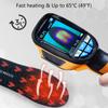 Heated Shoe Insoles Cold Weather Shoe Inserts Adjusted Temperature Wireless Foot Warm for Hunting Hiking Camping