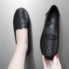 Sommer hohle atmungsaktive Lederschuhe Damen bequeme weichsohlige Lochschuhe rutschfest Mutter zum Alter
