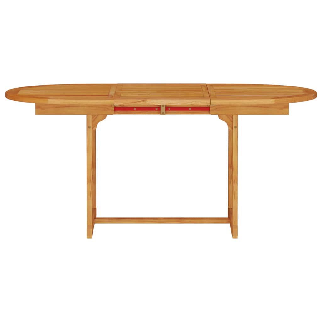 Garden Dining Set 5 pcs Brown Solid Acacia Wood