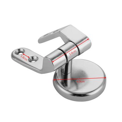 Universal Toilet Seat Hinges Zinc Alloy Replacement Hinges Set Toilet Lid Accessories Repair Kit Fits for Most Seats Cover Lid