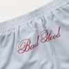 High Waist Embroidered Striped Loose Casual Shorts Women's 100% Cotton Fashion Korean Style Straight Leg Pants Single Wear Summer Shorts
