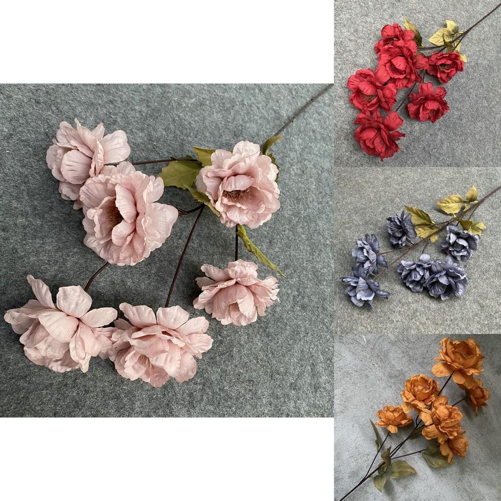 Simulated Peony Stems For Vase Decoration In Living Room Or Dining Area
