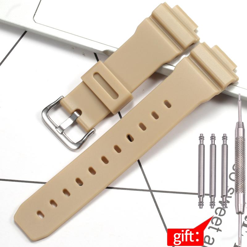 DW9052 Watch Band for Casio DW-9050/9051/9052 DW-9000/9003/9004 Bracelet Men's Silicone Replacement Strap