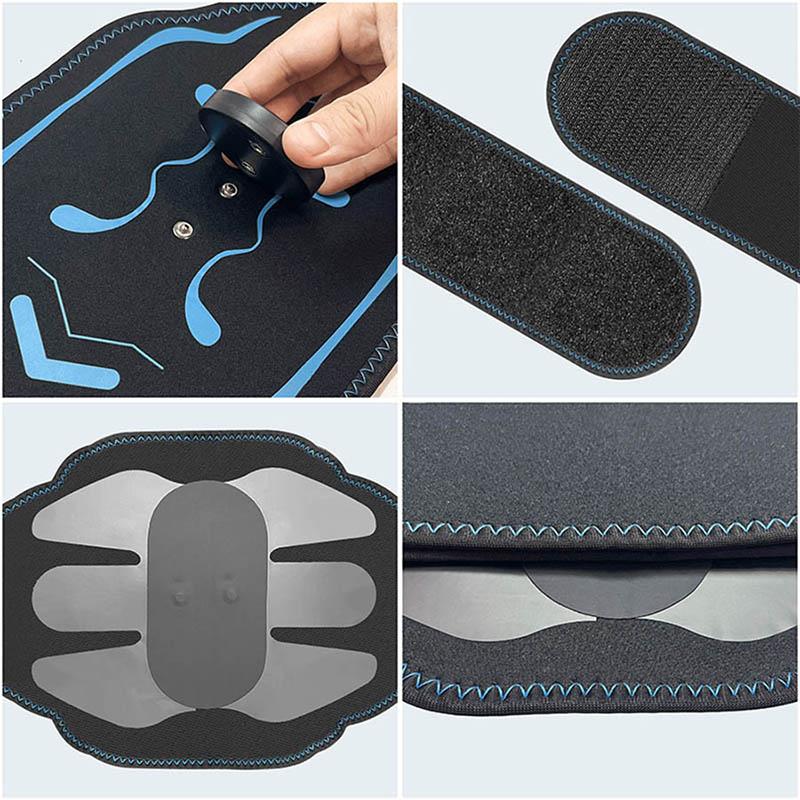 EMS Stimulation Belt Vibration ABS Stimulator Abdominal Muscle Trainer Exerciser Belts Home Gym Fiess Equiment Body Slimming