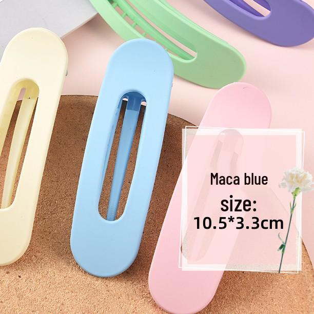 Morandi Large Hairpin: Korean Duckbill Claw Clip for Bangs and Updos