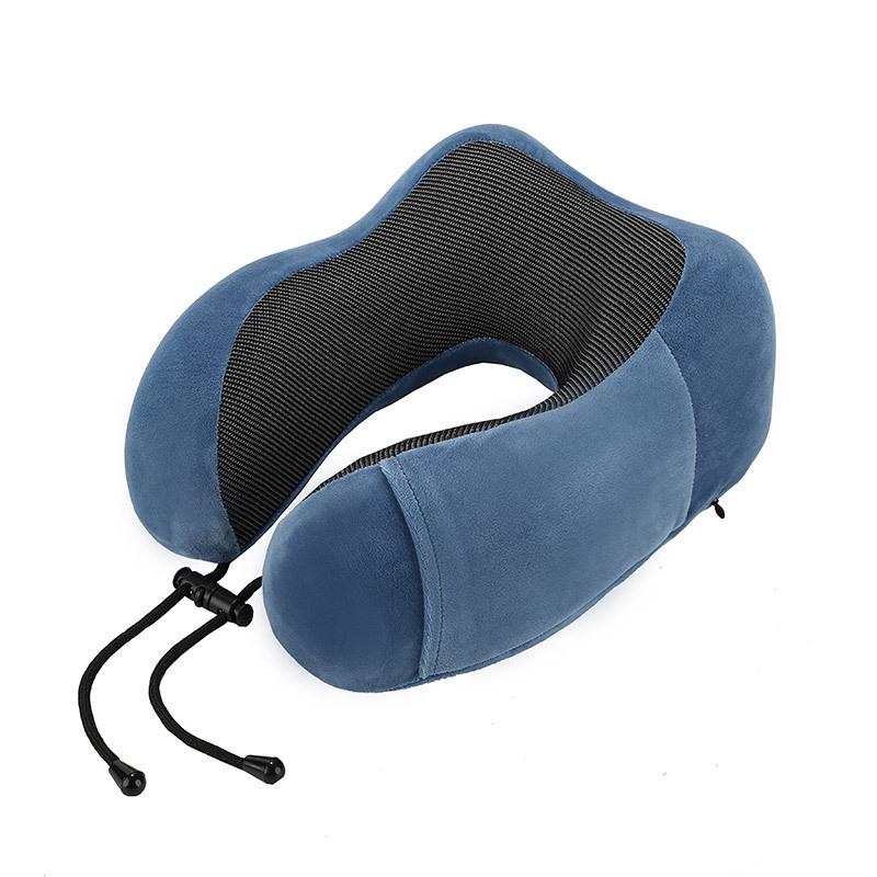 Memory Foam U-Shaped Neck Pillow for Travel & Airplane
