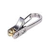 1 Set Heavy Duty Rope Tensioner, Rope Roller with 2 Reflective Nylon Cord, Metal Rope Tightening Tool for Camping, Tarps, Guy Lines, Boating
