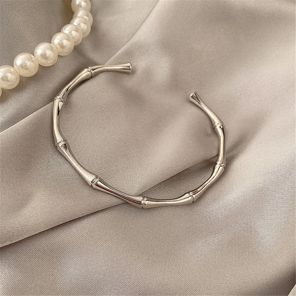 Luxury Design Women's 925 Sterling Silver Adjustable Open Mouth Dull Polish Bracelet Fashion Jewelry Valentines Gift Trendy