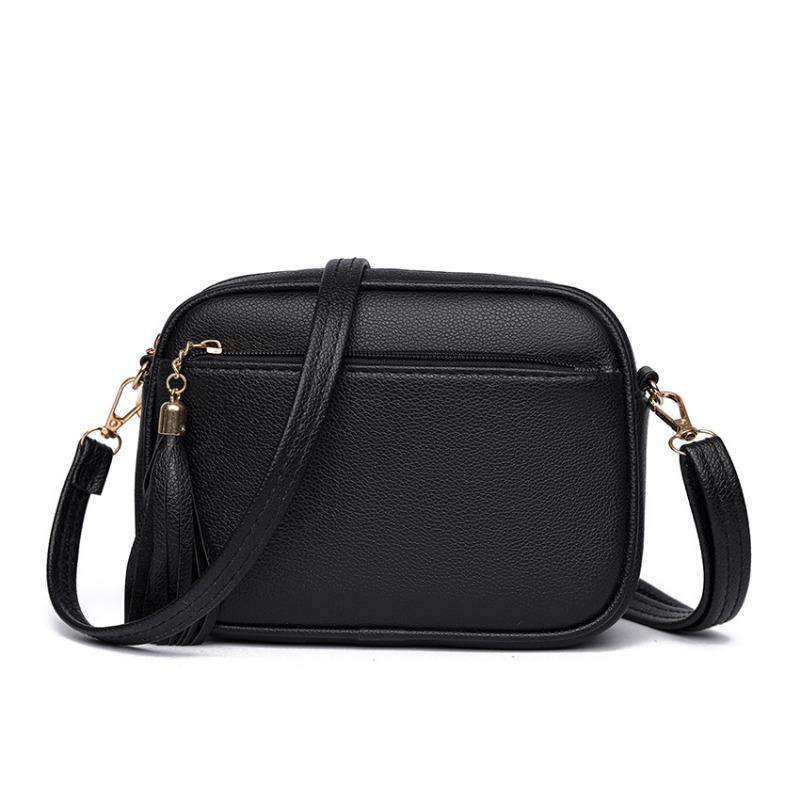Trend women's bags New solid color messenger bags Women's small bags Women's shoulder bags Small square bags