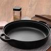 Non-Stick Cast Iron Skillet Non-coated Wok Kitchen Cookware Stir-fry Pan  Outdoor