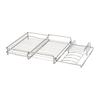 CB Japão Aço Inoxidável Secador de Louça Cozinha Dobrável Secador de Pratos Rack, Extensível, Compacto, Economizador de Espaço, Rack, (atômico)