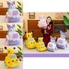 Yellow Cartoon Rabbit Plush Toy Car Doll Stuffed Animal 32*30*45 Size) Pp Cotton Filling