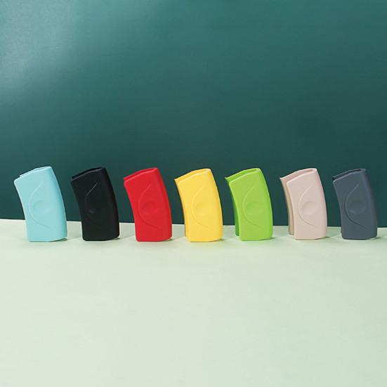 1 pár silikonových držadel pro asistenci Horké rukojeti pánve Protiskluzové žáruvzdorné rukávy na rukojeti hrnců pro smaltované pánve litinové pánve