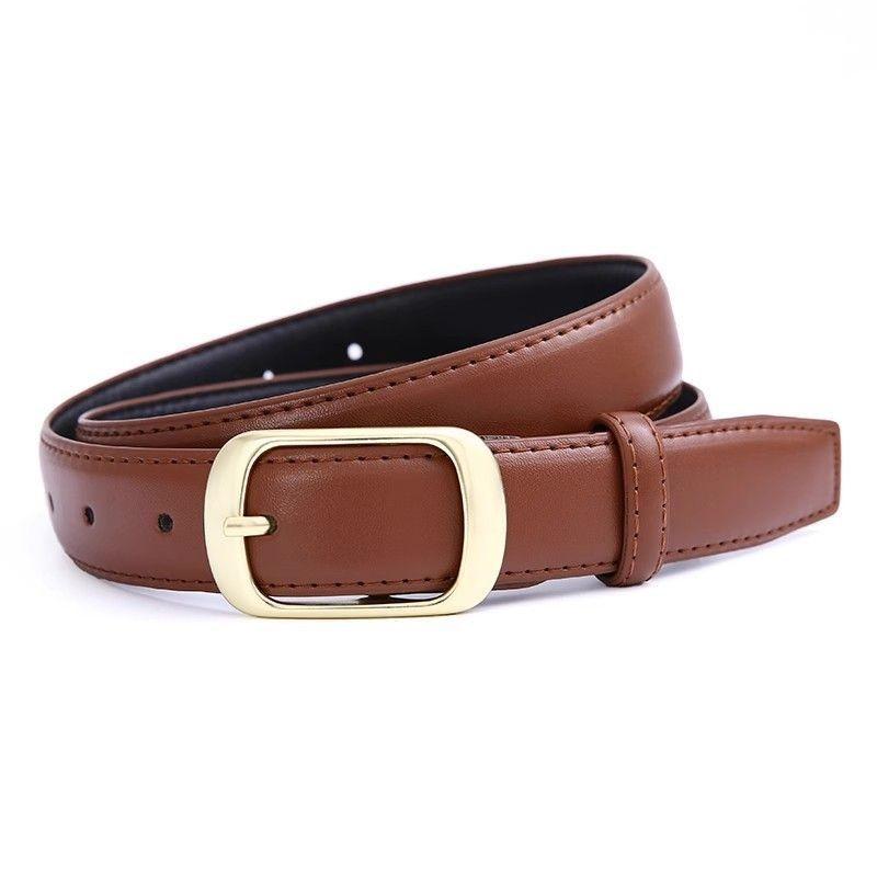 

Модный женский повседневный ремень в ретро-дизайне с прочными пряжками, идеально подходящий для современных и классических образов StyleS