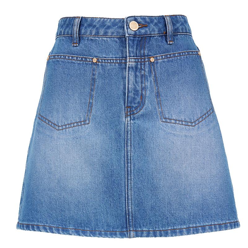 

VEROMODA Women s Button-Front A-Line Mini Skirt L