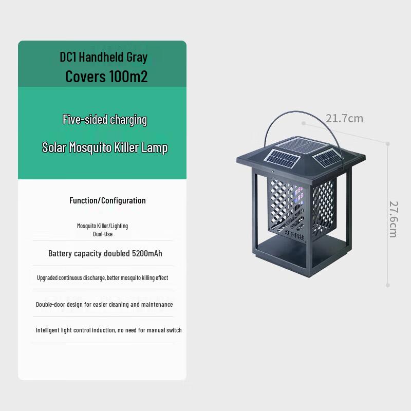 Outdoor Solar Mosquito Killer Lamp