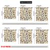 2D flat printing 2pcs Curtain Boho Garden of Nostalgia Branches Leaves Blackout Polyester Wall Decor for Holiday Family Party