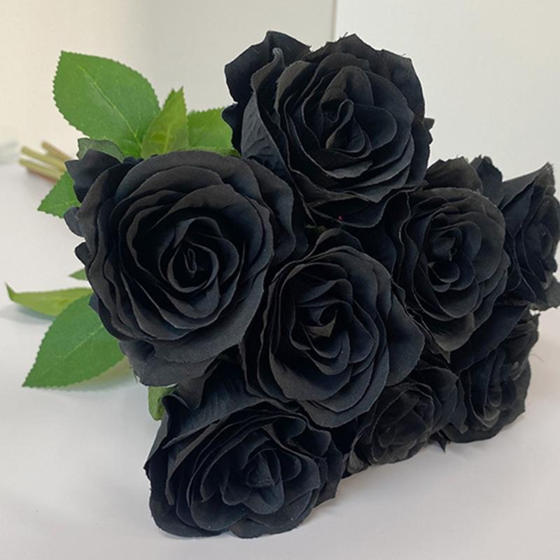 5 Stück künstliche Rose mit Stiel Simulationsblume DIY Handstrauß Dekoration für Kinder Mädchen Jungen Geburtstagsparty Dekoration