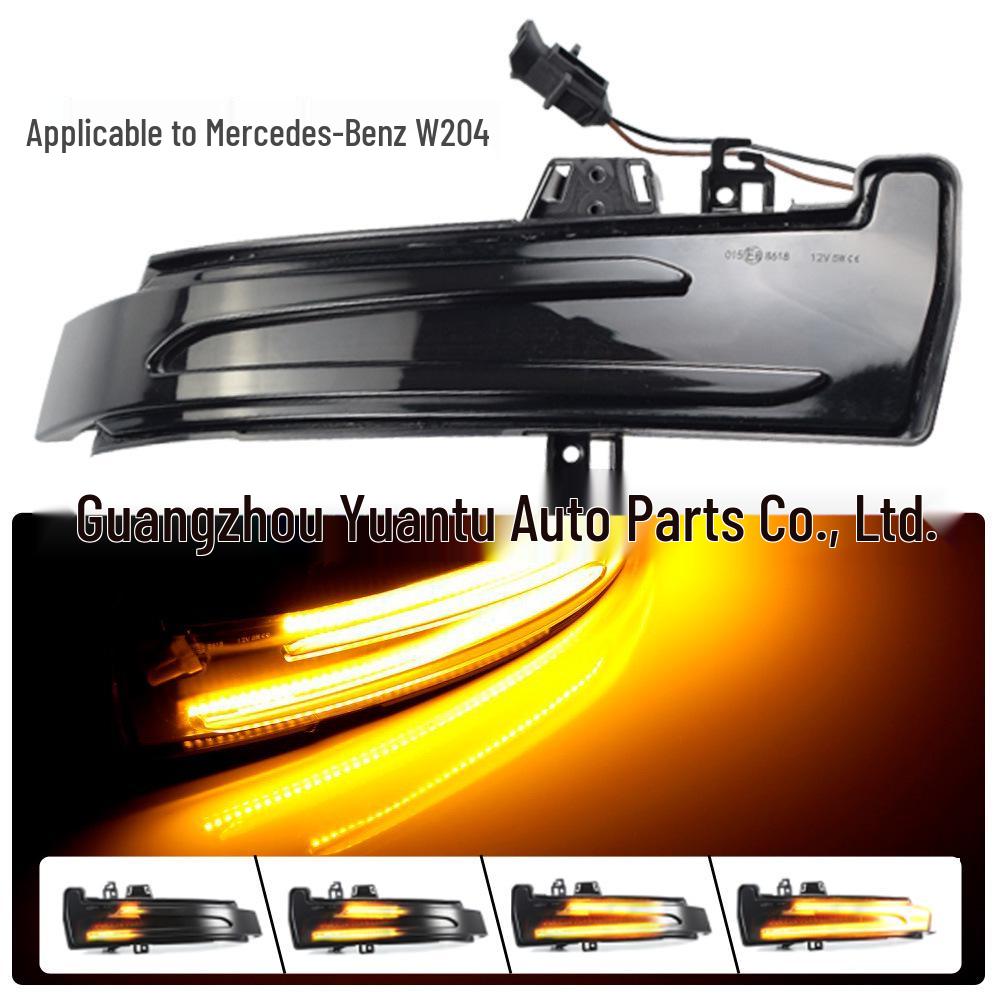 Sequential Turn Signal Rearview Mirror Light for Mercedes-Benz A, B, E, C, CLA-Class W176, W246, W212, W204.