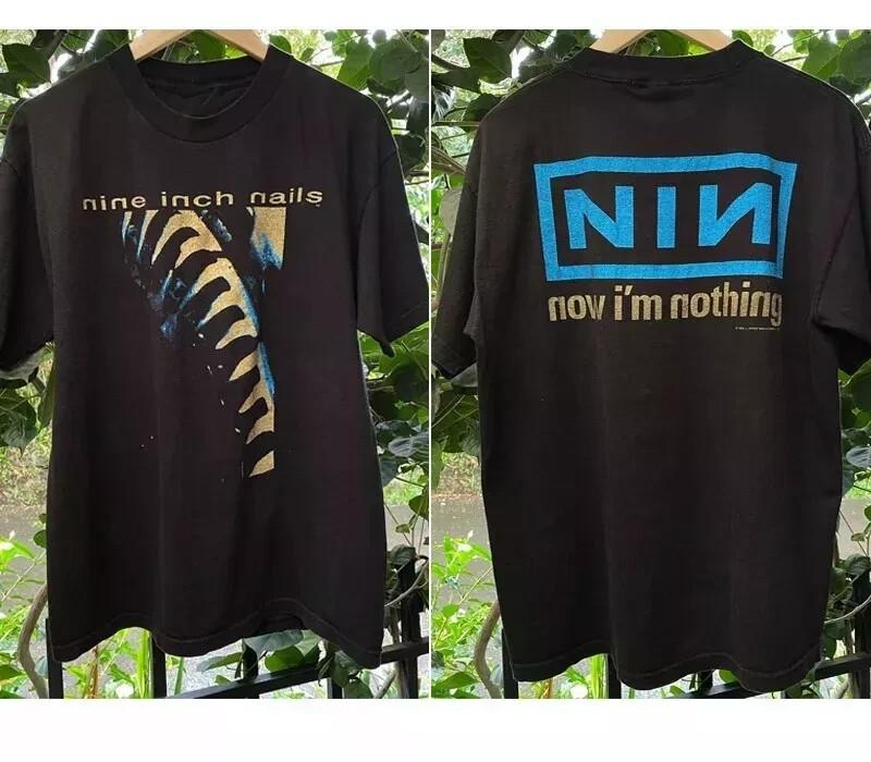 

Nine Inch Nails 1994 Band 2 Sided Basic Black Unisex T shirt Unisex T-Shirt S