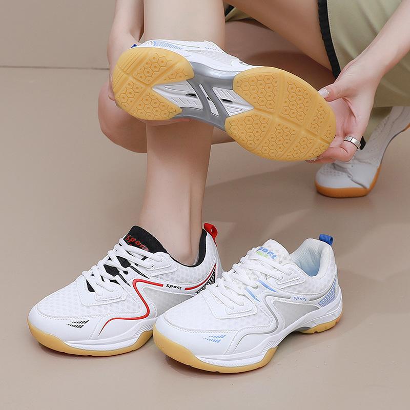 New badminton shoes men's shoes breathable table tennis shoes ultra-light shock absorption non-slip women's shoes competition training shoes tenni