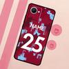 Personalised Football Number Name Case For Realme GT Neo 5 3T 2T 9 11 10 Pro Plus C11 C15 C21Y C25S C30 C31 C33 C35 C53 C55