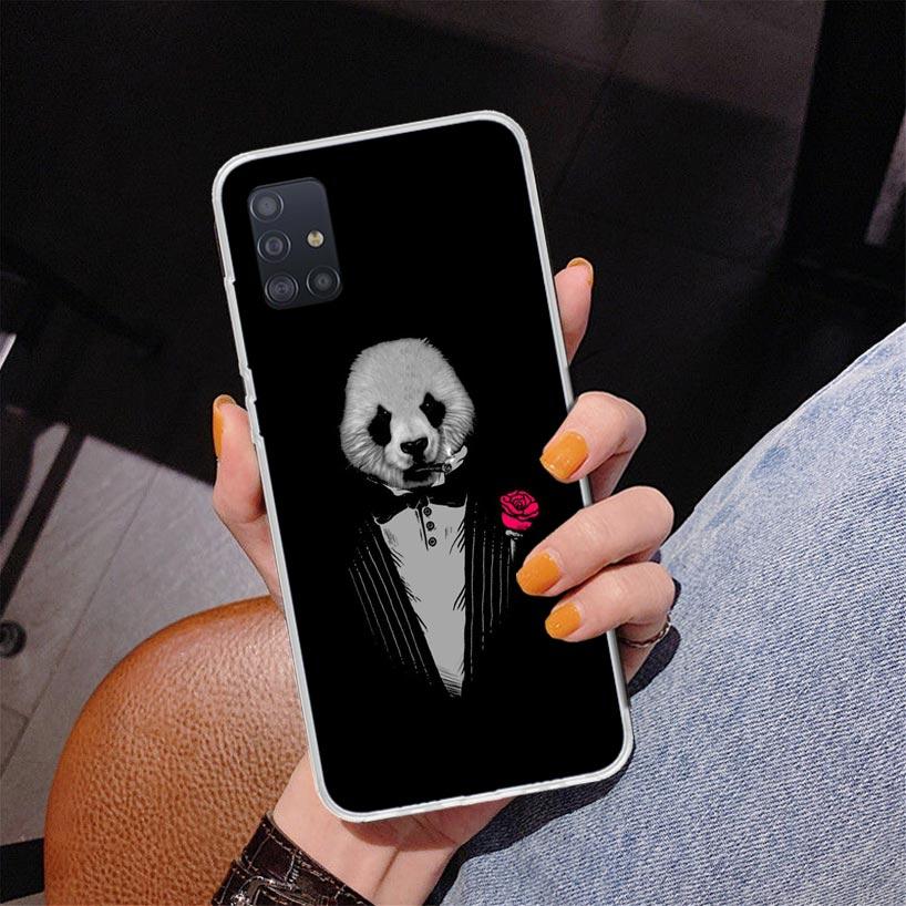 Man Suit Shirt Tie Phone Case For Samsung Galaxy A52 A32 A22 A12 A51 A31 A50S A30S A20S A10S Note 20 Ultra 10 Plus S10 A72 A71 G