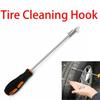 Durable Steel Tire Stone Cleaning Hook, Car and Motorcycle Tire Debris Cleaner, Anti-Slip Grip, Efficient Stone Remover Tool
