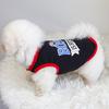 Haustierweste, niedlicher Brief, Sommer-T-Shirt, bedruckt, für Hunde, atmungsaktiv, zweibeinig, für den Außenbereich, ultradünne Haustierkleidung für kleine Haustiere