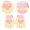 Soft Comfortable Winter Mittens for Kids Knitted Gloves Cute Cartoon Pattern Kindergarten Gloves Comfortable Wearing