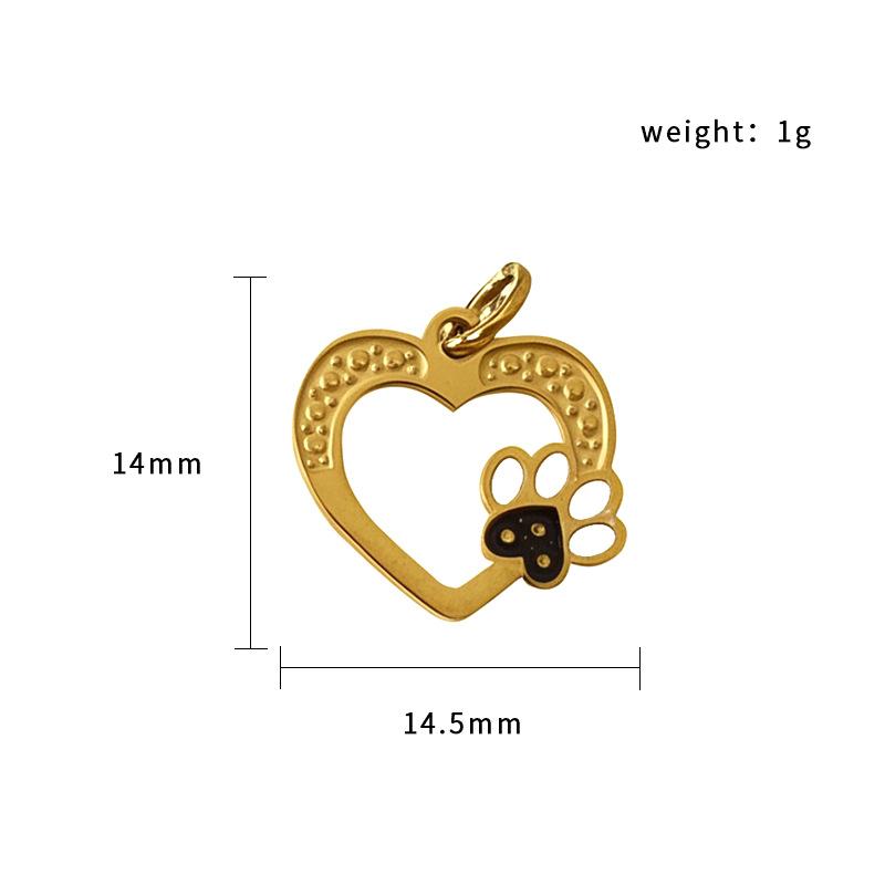 Halloween Ghost Pumpkin Spider Pendant 18K Gold Plated Stainless Steel Jewelry Diy Accessories