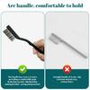 22Pcs/Set Wire Brush Ergonomic Handle Stainless Steel Bristle Brush Rust Removal Cleaning Metal Parts Cleaning Tool
