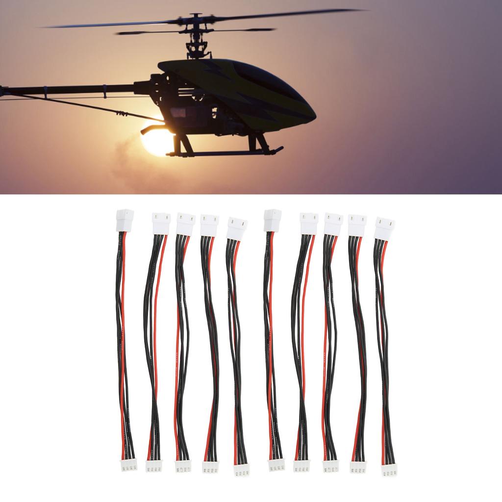 10PCS Balance Plug Extension Wire 15cm Double End Balance Charging Cable for Model Aviation