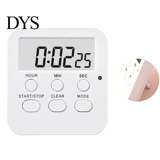 Alarm Clock Countdown Timer Large Screen Display Magnets Adjustable Silence Simple Operation Switchable Efficient Timing Red Light Flashing