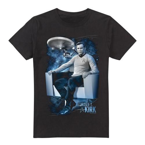Star Trek Mens CaptainÂ´s Chair T-Shirt