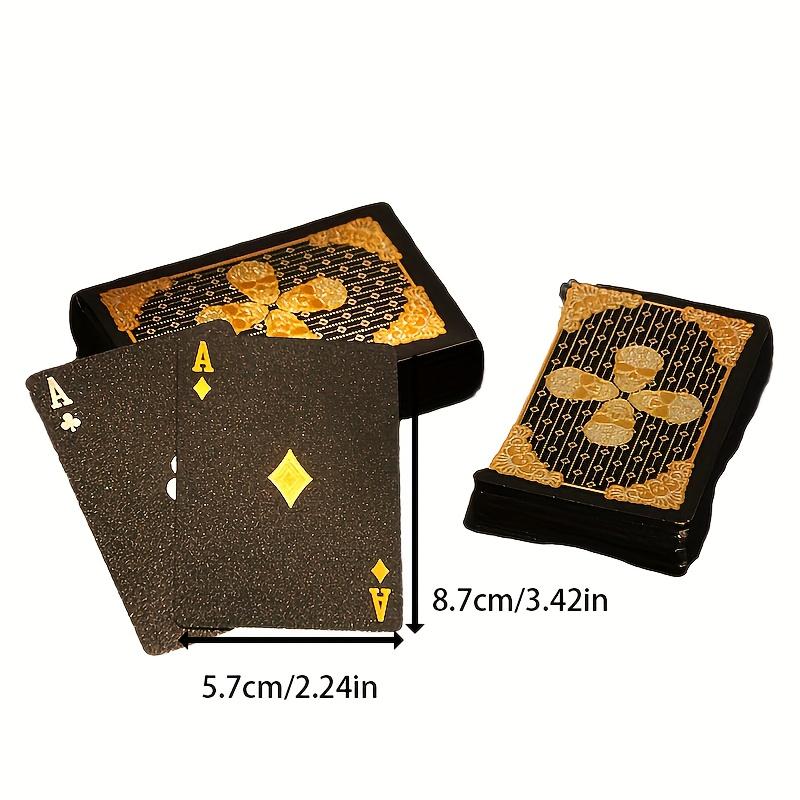 Vodotěsný černý lebkový hrací karty set 1 balíček a 50 kulatých rekvizit pro cool venkovní volnočasové stolní hry