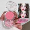 Energetic Girl Natural Matte Blush: Long-Lasting Nude Face Highlighter with Color Payoff.