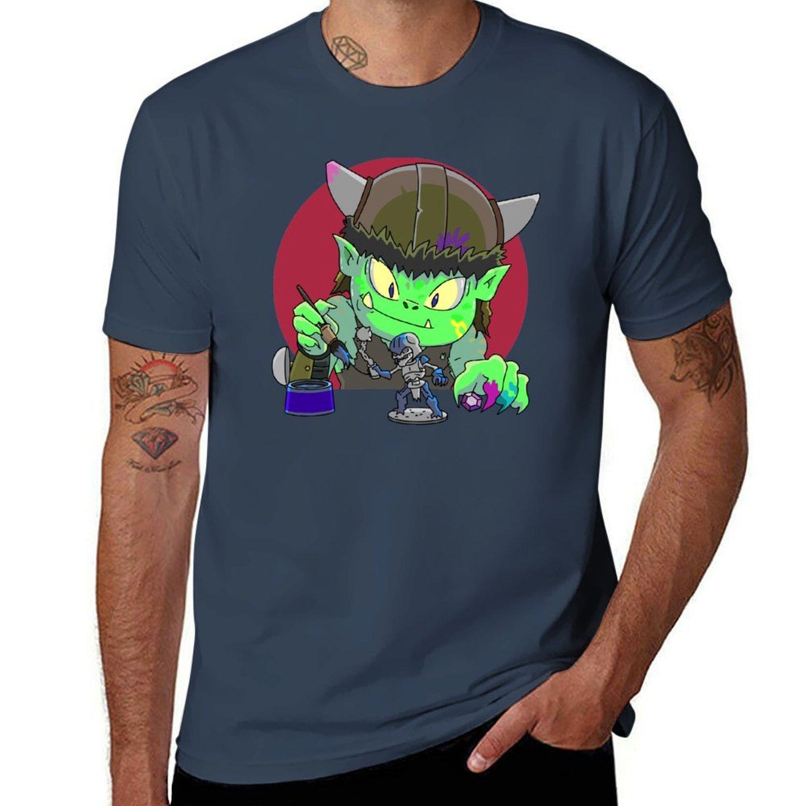 Miniature Battle Paints Tshirt Plus Size Quick Dry Sports Tee S