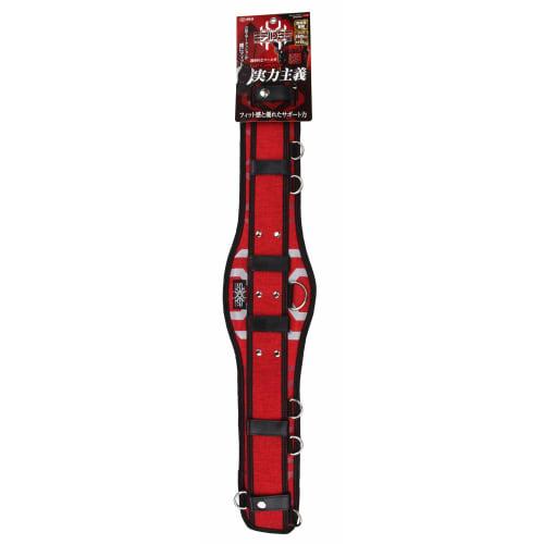 SK11 SPIDER Support Belt L 3D Air Cushion Length 800mm Red with D Ring SPD-RD-9