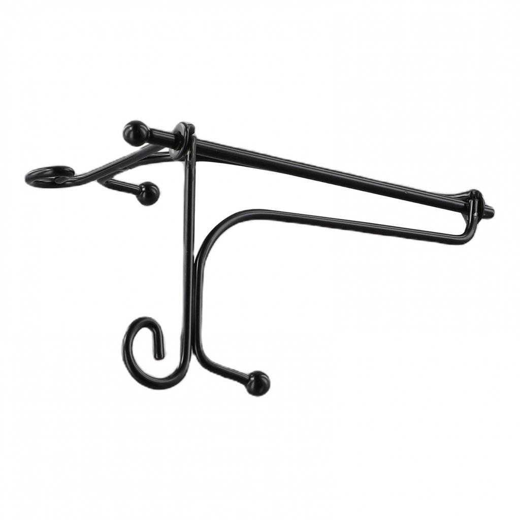 Storage Stand Tray Support Black Iron Plate Craft Book Holder